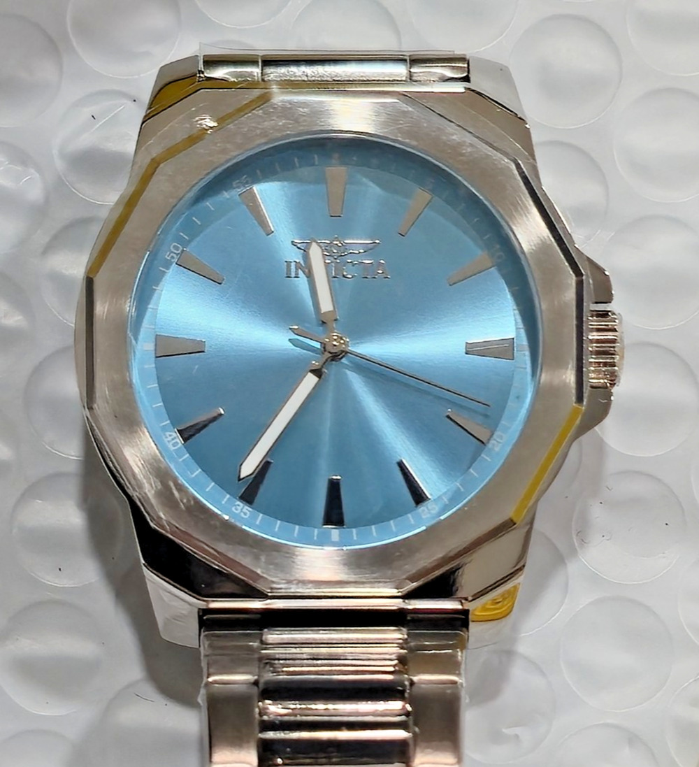 🔥50984 🔥Invicta Specialty Men’s Quartz Watch 30M Blue Sunburst Dial